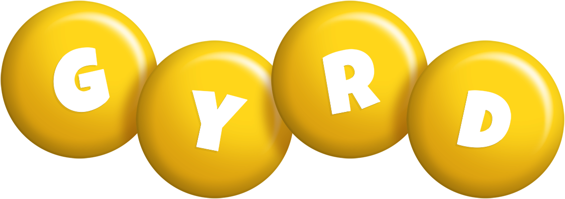 Gyrd candy-yellow logo