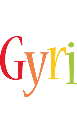 Gyri birthday logo