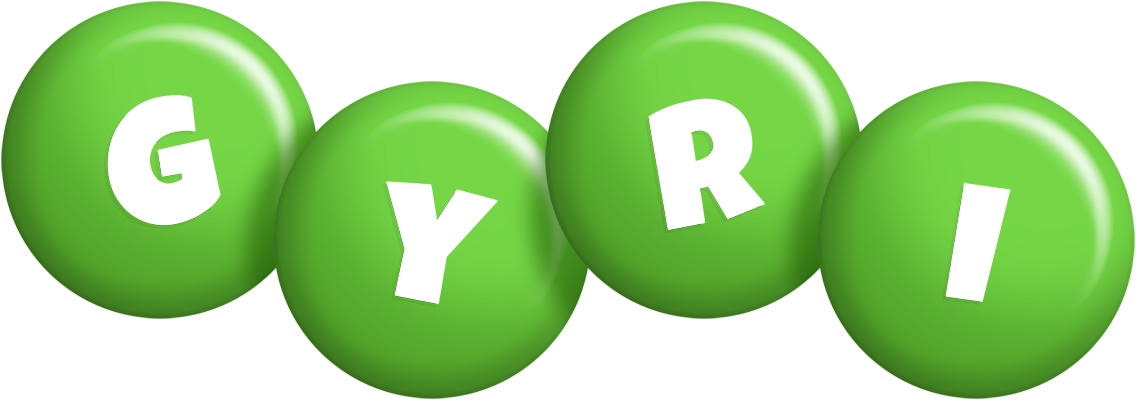 Gyri candy-green logo