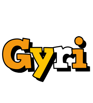 Gyri cartoon logo
