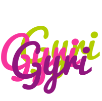 Gyri flowers logo