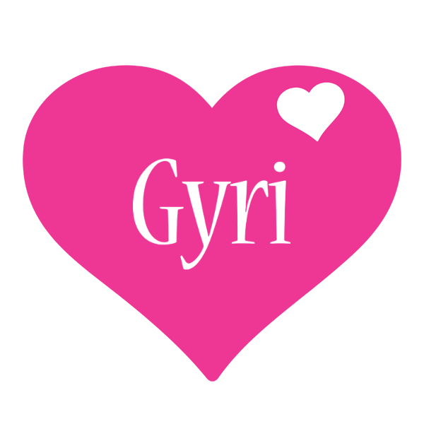 Gyri love-heart logo