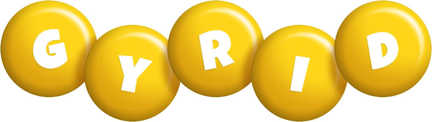 Gyrid candy-yellow logo
