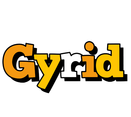 Gyrid cartoon logo