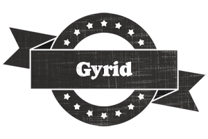 Gyrid grunge logo