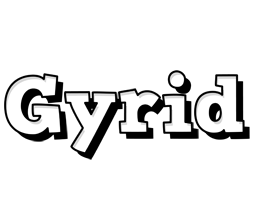 Gyrid snowing logo