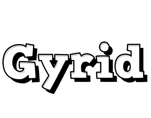 Gyrid snowing logo