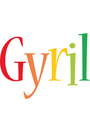 Gyril birthday logo