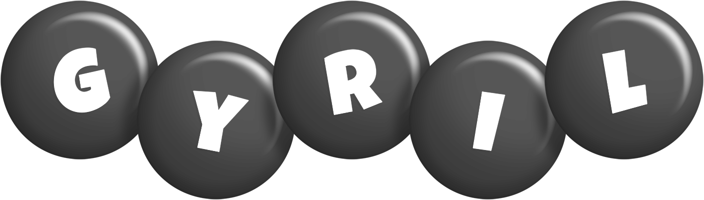 Gyril candy-black logo