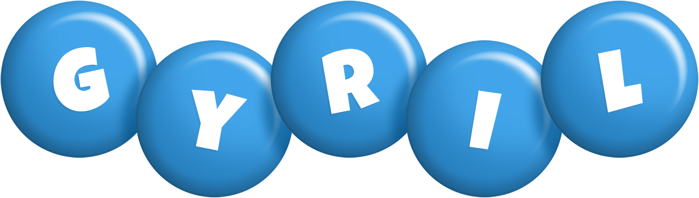Gyril candy-blue logo