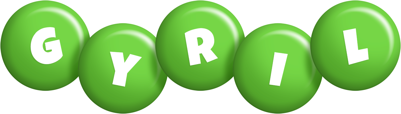 Gyril candy-green logo