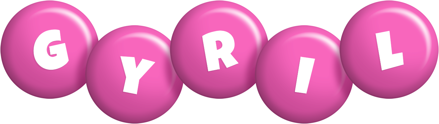 Gyril candy-pink logo