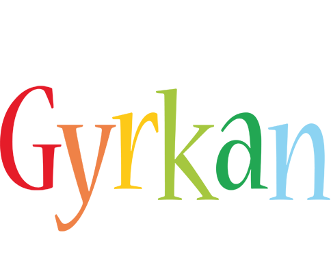 Gyrkan birthday logo