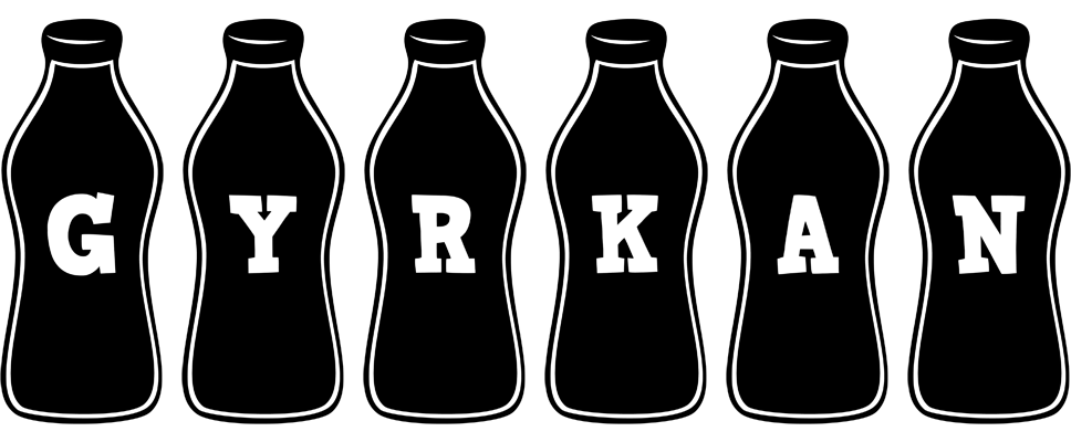 Gyrkan bottle logo