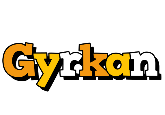 Gyrkan cartoon logo