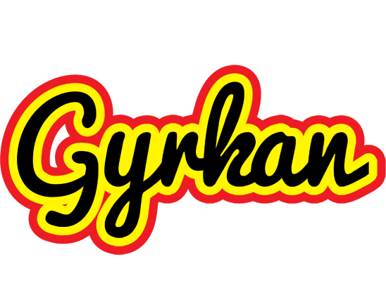 Gyrkan flaming logo