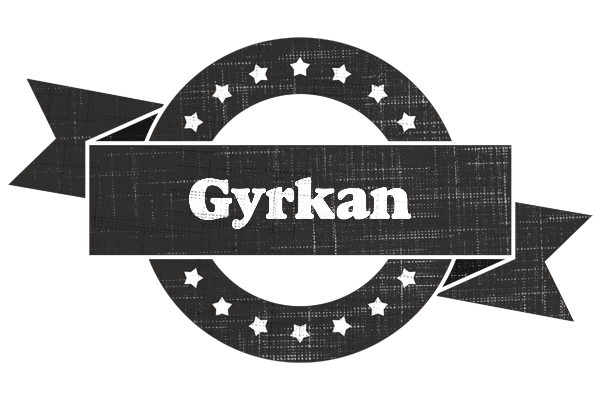 Gyrkan grunge logo