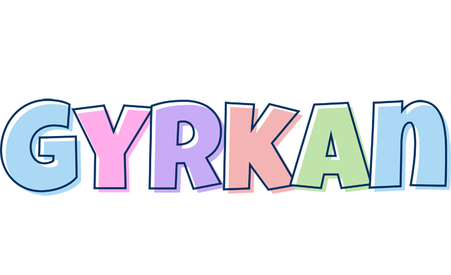 Gyrkan pastel logo