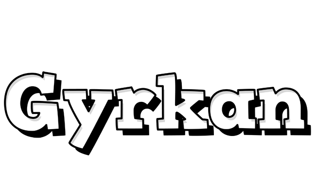 Gyrkan snowing logo