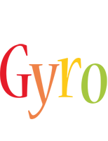 Gyro birthday logo