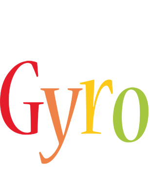 Gyro birthday logo