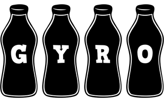 Gyro bottle logo