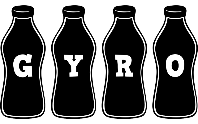 Gyro bottle logo