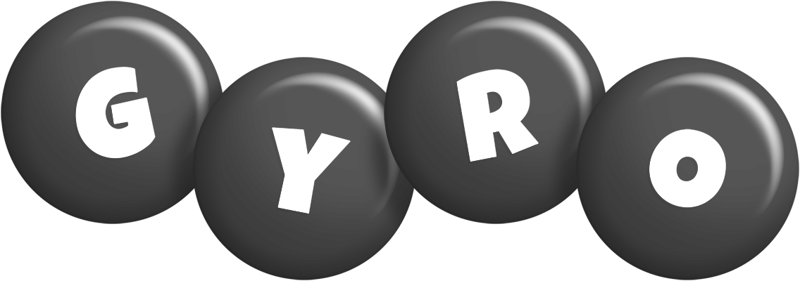 Gyro candy-black logo
