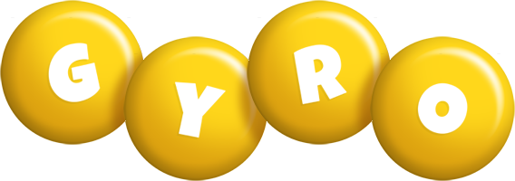 Gyro candy-yellow logo