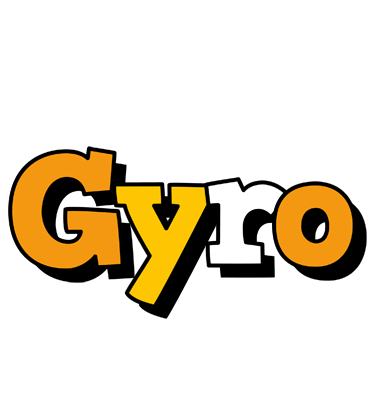 Gyro cartoon logo