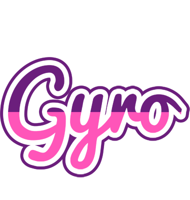 Gyro cheerful logo