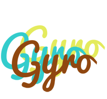 Gyro cupcake logo