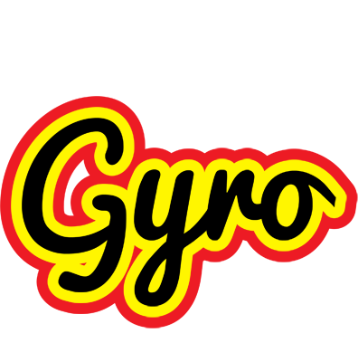 Gyro flaming logo
