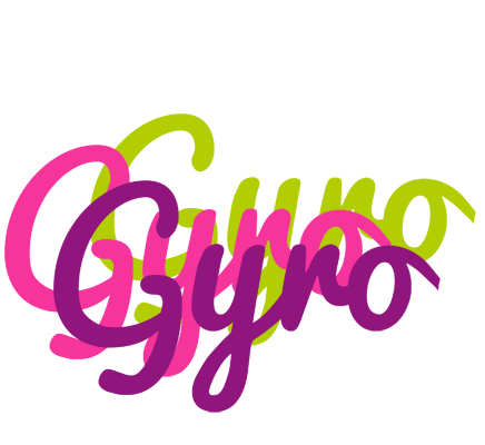 Gyro flowers logo