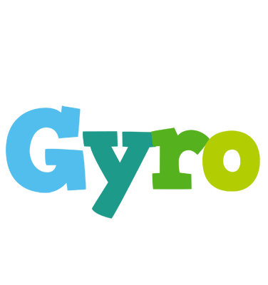 Gyro rainbows logo