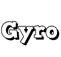 Gyro snowing logo