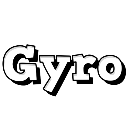 Gyro snowing logo