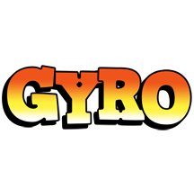 Gyro sunset logo