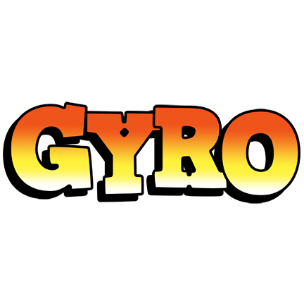 Gyro sunset logo