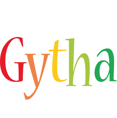Gytha birthday logo
