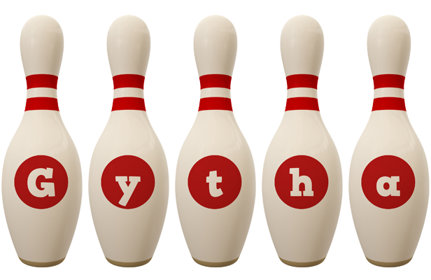 Gytha bowling-pin logo