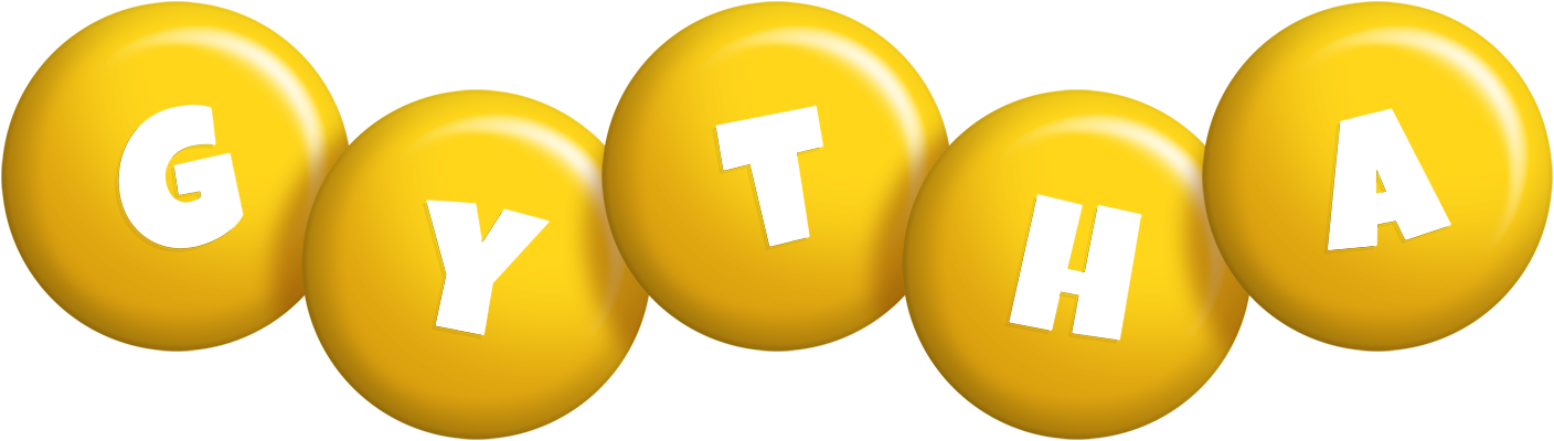 Gytha candy-yellow logo