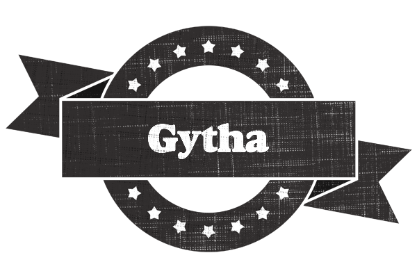 Gytha grunge logo