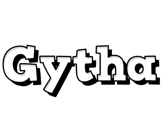 Gytha snowing logo