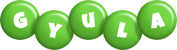 Gyula candy-green logo