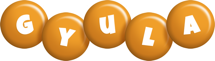 Gyula candy-orange logo