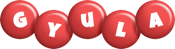 Gyula candy-red logo