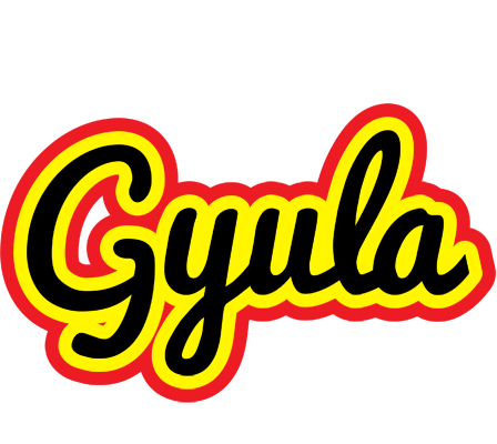 Gyula flaming logo