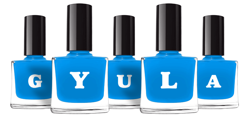 Gyula glossy logo