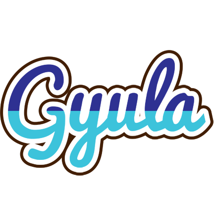 Gyula raining logo